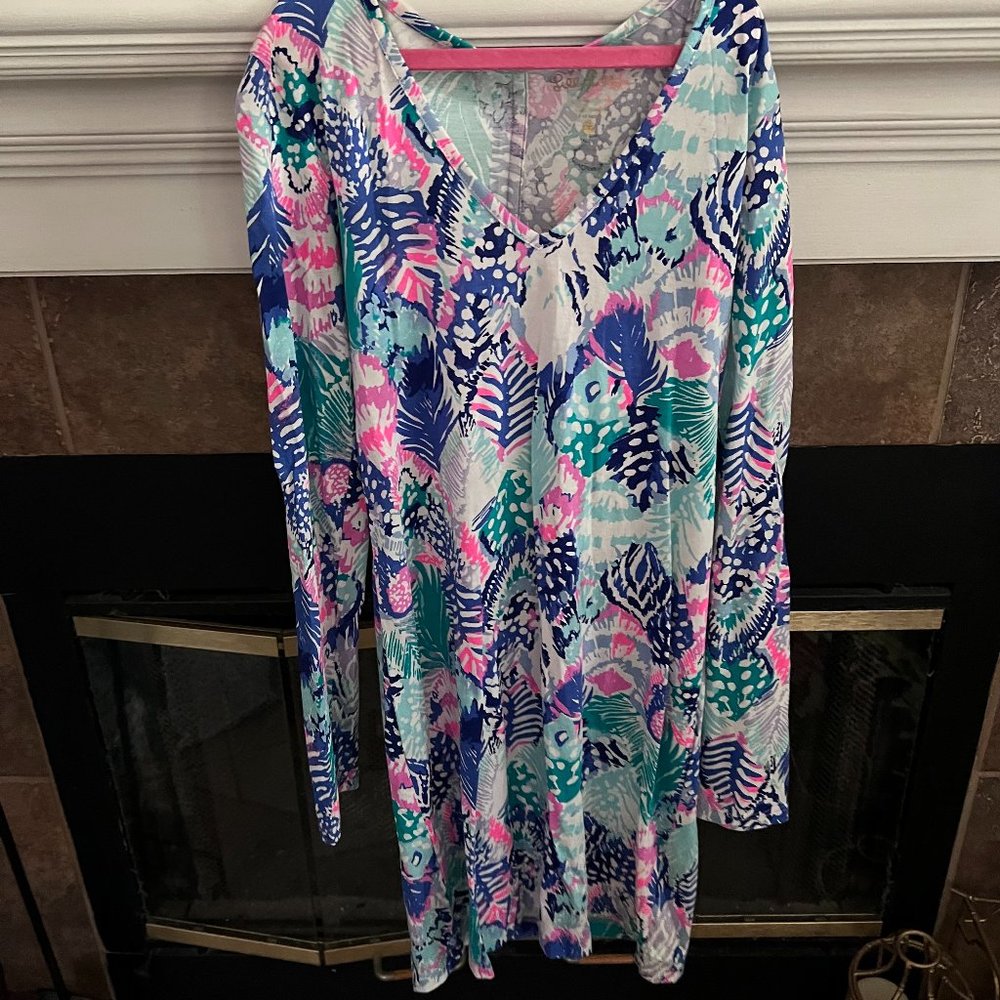 Size XXS Lilly Pulitzer 3/4 Sleeve Multicolor Dress